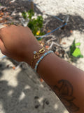 Calcédoine , set de 2 bracelets
