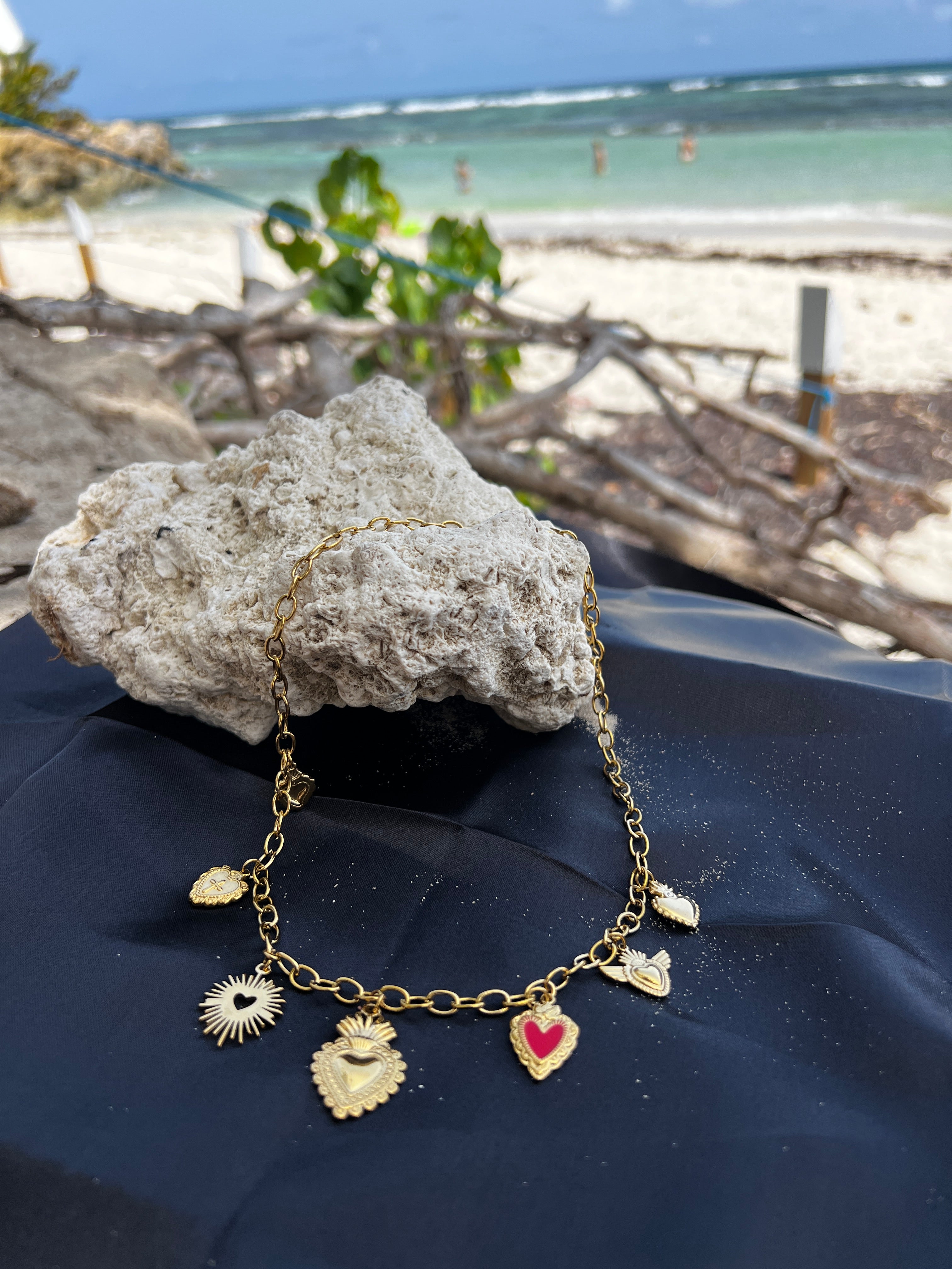 Collier coeur du christ