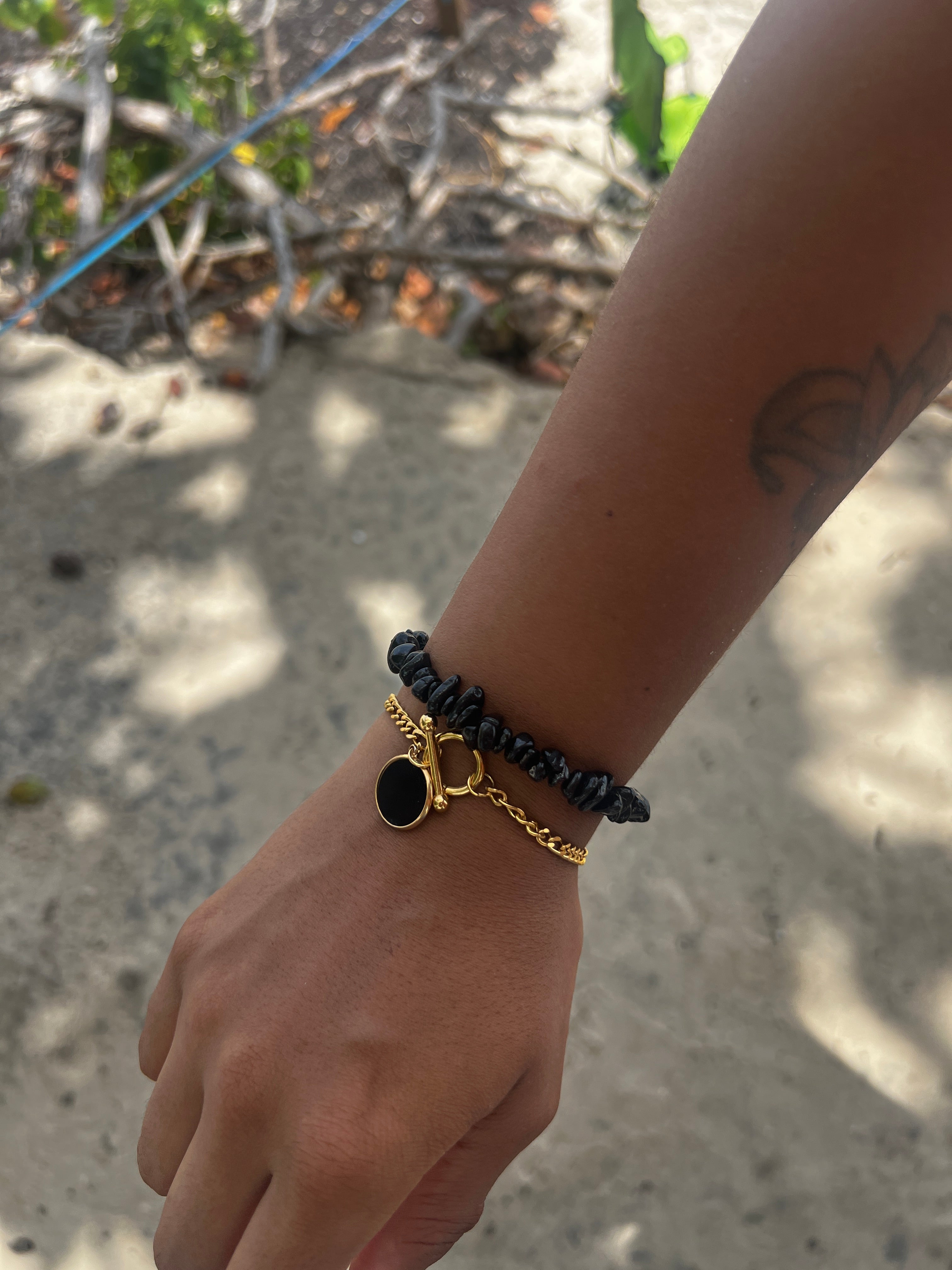 Tourmaline, set de 2 bracelets